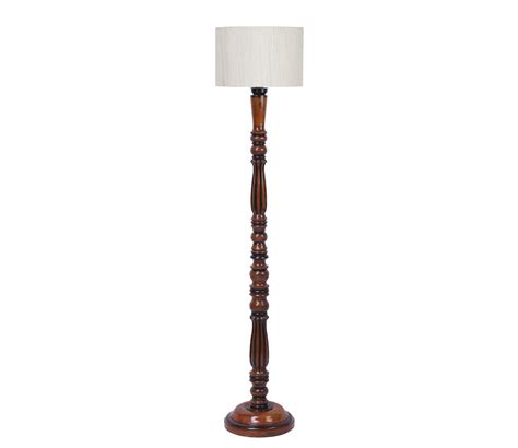 Buy Fashionable Drum Designer Wooden Floor Lamp (White) at 31% OFF ...