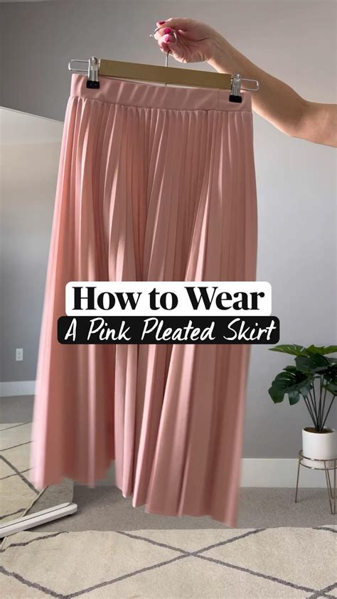 How to wear a pink pleated skirt – Artofit