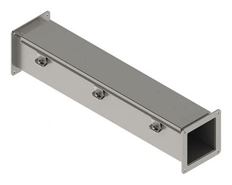 HOFFMAN, 4 in Wd, 4 in Ht, Straight Section Wireway - 32FM65|F44W24SS ...