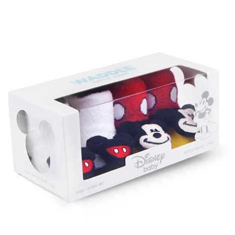 Mickey Mouse Rattle Socks Set for Baby by Waddle - Costume | Disney Store