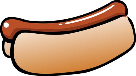 Clipart - Summer Hot Dog