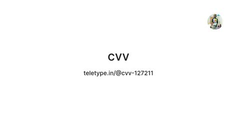 cvv — Teletype