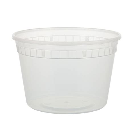 16 oz. Clear Bulk Deli Containers, Case of 480 (No Lids) – CiboWares