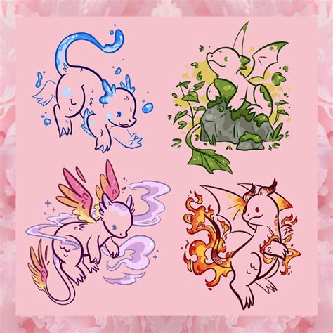 Ricky 🧙 on Instagram: "Water 🌊 Earth 🌱 Fire 🔥 Air ☁️ element themed dragon flash!! Which one’s ...