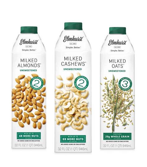 Elmhurst 1925 Expands Unsweetened Plant-Based Milk Line, Grows ...