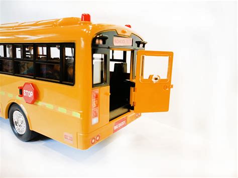 Buy Big Daddy Huge Yellow School Bus with Lights and Cool Open-able ...