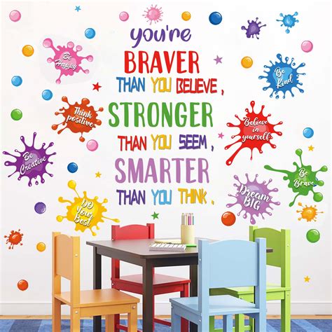 Preschool Wall Quotes Inspirational Quote Wall Art Poster, A4 Growth