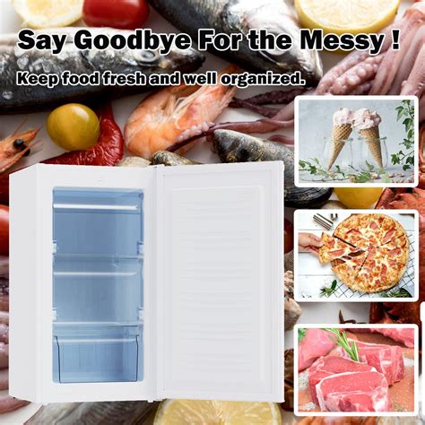 Buy Frestec Upright Freezer 2.2 Cu.ft, Freestanding Mini Freezer with ...