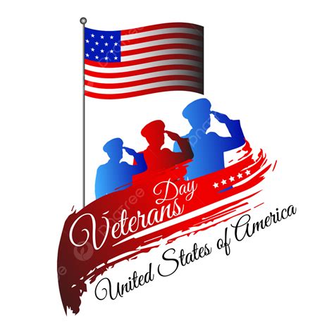 Veterans Day United States Of America Transparent Background Clipart ...
