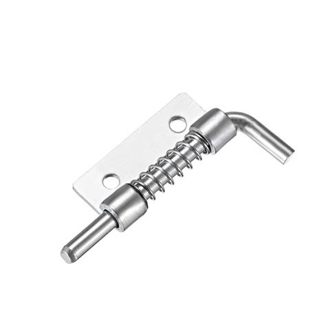 uxcell 5 Pcs Carbon Steel Lock Bolt Spring Loaded Pin Latch 56mm Long ...