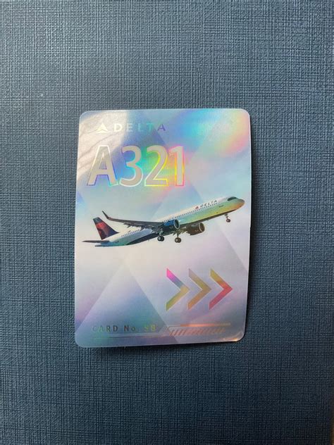 Delta Air Lines Trading Card. A321neo. Airbus. Delta Air Lines Gifts ...