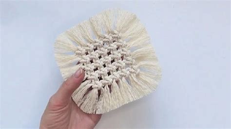 Making Macrame Coasters 的图像结果