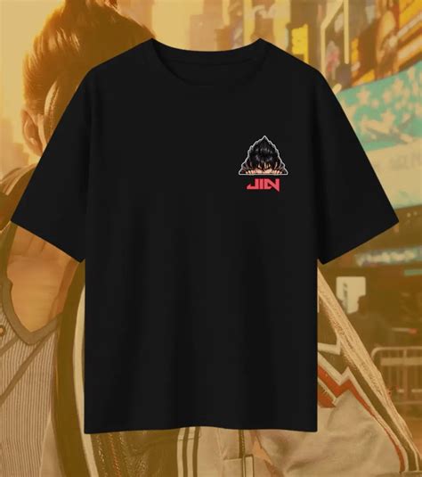 Jin Kazama Tekken T-Shirt | Tekken 8 Anime Gaming Oversized Tee | Bowc ...