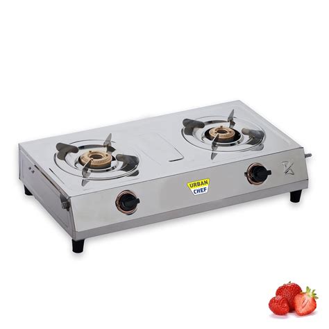 URBAN CHEF Gas Stove 2 Burners | ISI Certified | Stove 2 Burners, 2 ...
