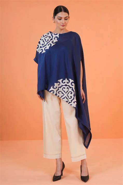 Origani Blue Souk Tunic Set – anantam