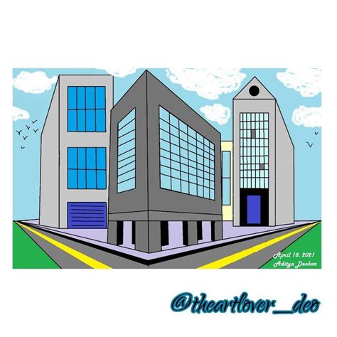 Image result for 2-Point Perspective Drawing