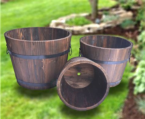 Whiskey Barrel Planters Ace Hardware at Charles Lindquist blog