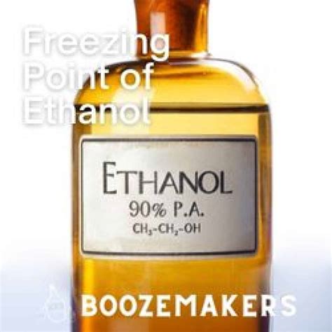 The Freezing Point of Alcoholic Drinks - BoozeMakers