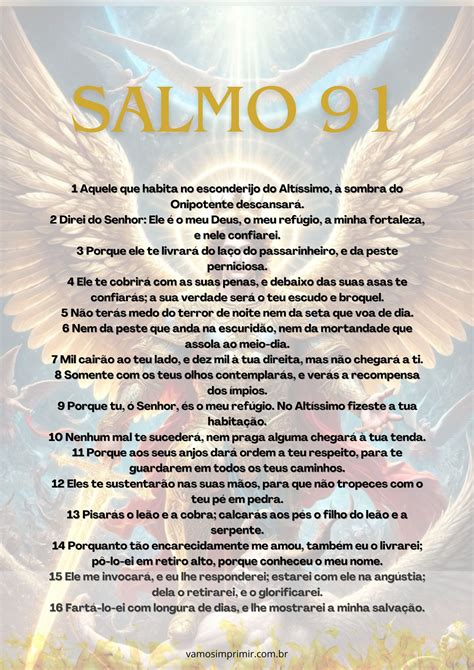 Salmo 91 para imprimir