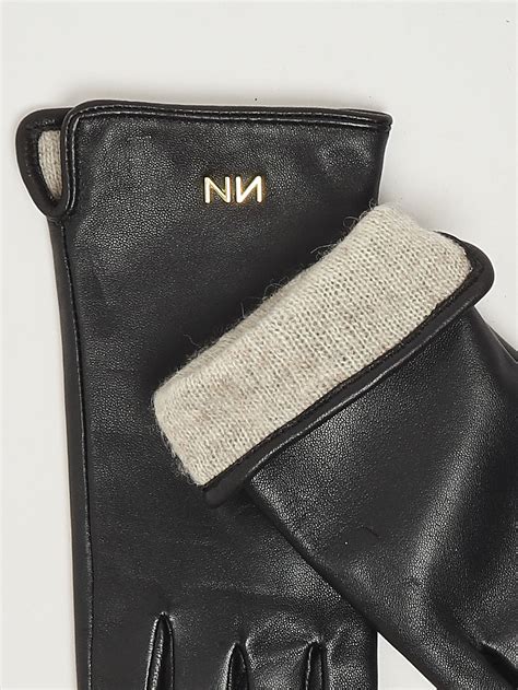 Guantes de mujer de piel zarinabox Negro | Caposerio.com