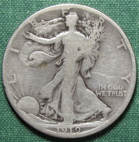1919 D Walking Liberty Half Dollar - For Sale, Buy Now Online - Item ...