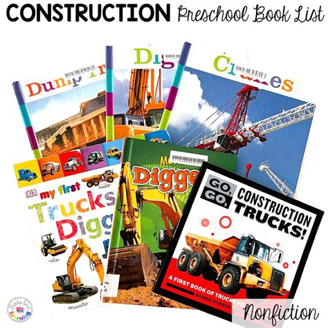 Work Area Ahead: 40+ Construction Books for Preschool & Pre-K