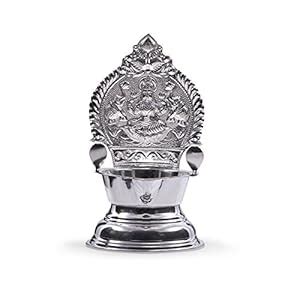 Joyalukkas Divino Silver Collection .925 Sterling Silver Lamp : Amazon ...