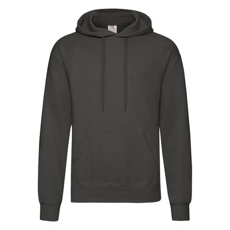 Fruit of the Loom Hoody Heavyweight Classic Hooded Sweat Plain ...