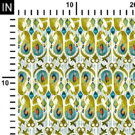 Noble Paisley Digital Printed Fabric – fabricaind