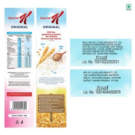 Kelloggs Original Special K - Low Fat, Breakfast Cereals, High In B ...