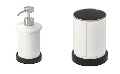 Ikea TSSP TOFTAN Combination of Soap Dispenser and Toothbrush Holder ...