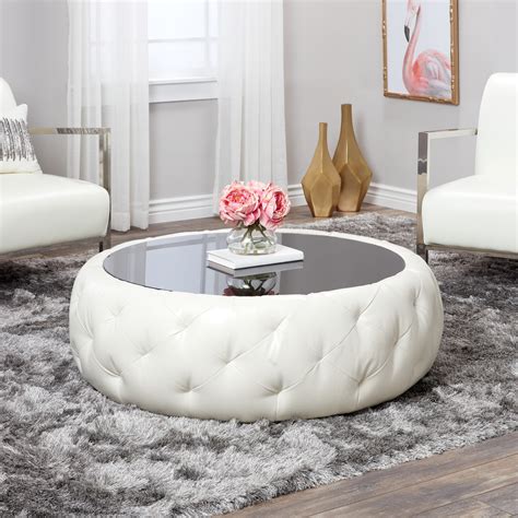 Leather Coffee Table Round | Decoration Examples