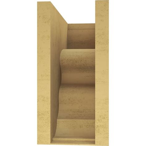 Ekena Millwork 8-in x 16-in x 16-in Rough Cedar Woodgrain Timberthane ...
