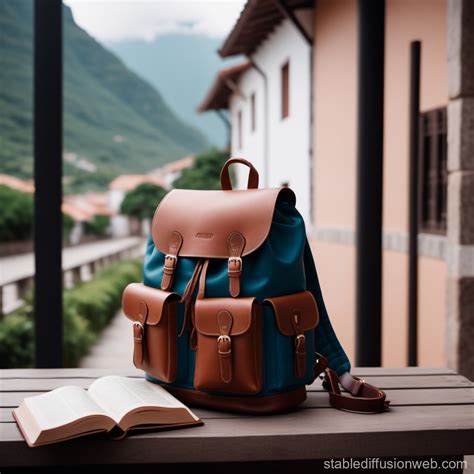 A Journey with My Backpack, Book, and an AI | Stable Diffusion Online