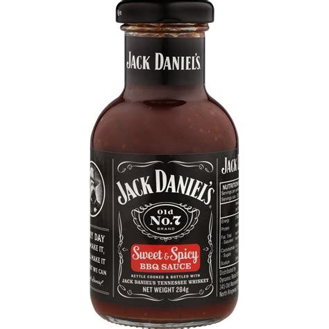 Jack Daniels Spiced BBQ Sauce 284g x 6 Pack - Simply Good Foods