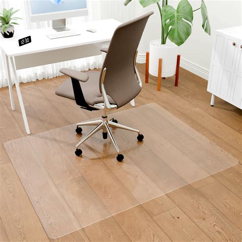100pointONE Office Chair Mat for Hardwood Floors, Easy Glide Floor Mat ...