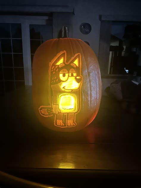 Bandit Pumpkin Carving : r/bluey