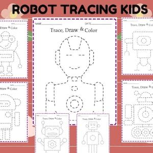 Robot Tracing Worksheet 的图像结果