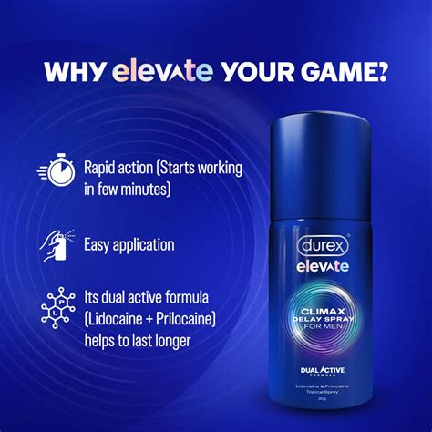Durex Elevate Delay Spray (Pack of 2)