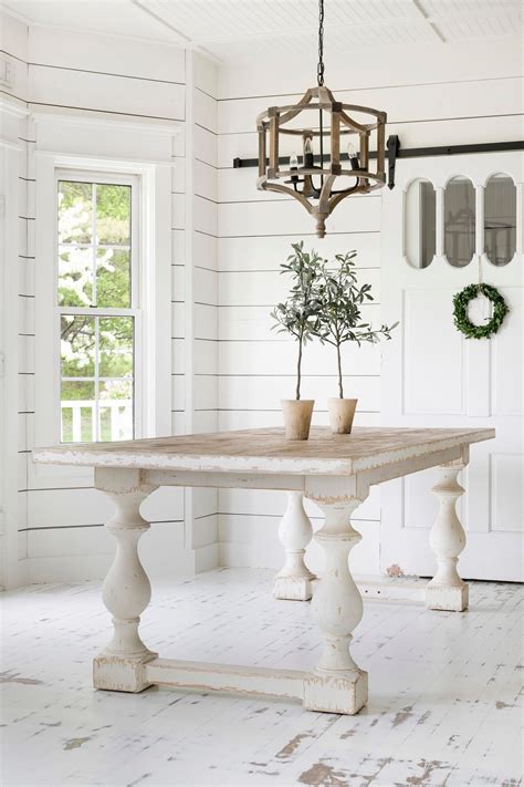 Distressed Farmhouse Table