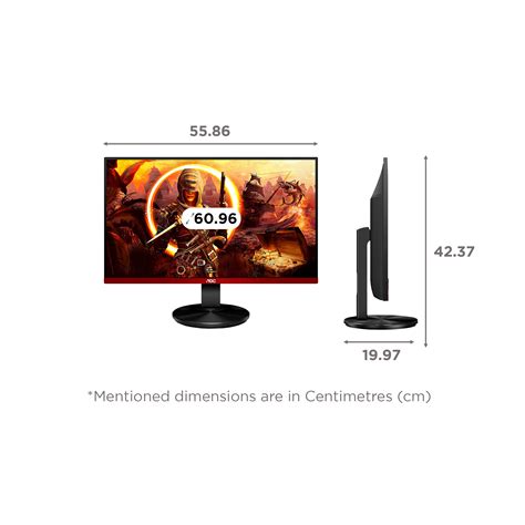 Buy AOC 60.45 cm (23.8 inch) Full HD VA Panel WLED Gaming Monitor with ...