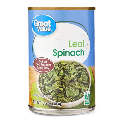 Canned Spinach