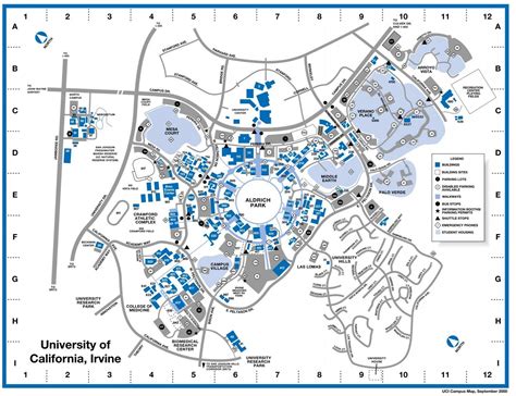 University of California, Irvine Campus Map