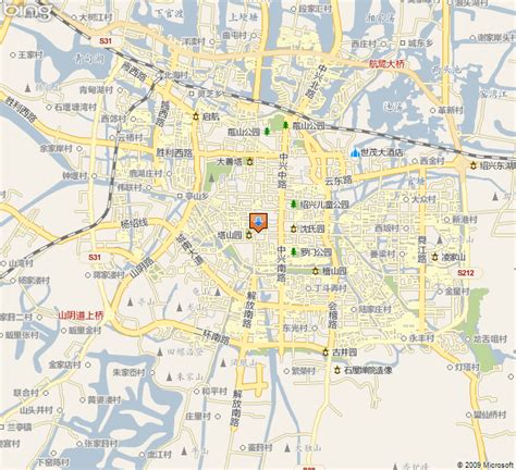 绍兴市越城区地图