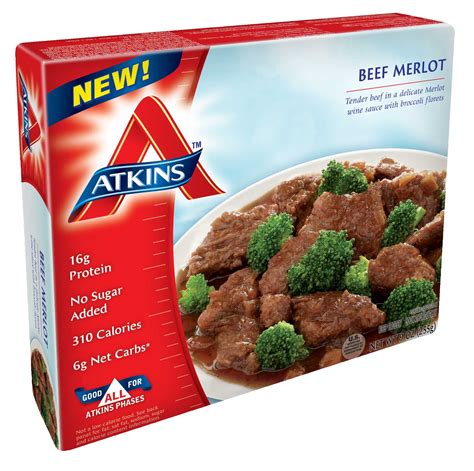 Kippers Workout: Atkins Beef Merlot Frozen Dinner