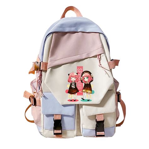 Anime Spy X Family Anya Forger Backpack Orthopedic Schoolbag Girls – CRAZE