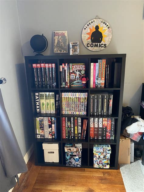 Like I said, more detailed photos of some of my shelves : comicbookshelves