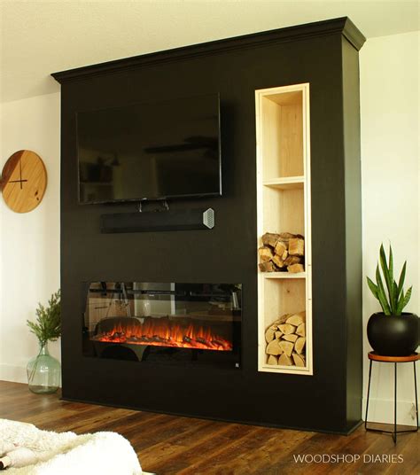 Modern Diy Electric Fireplace Wall