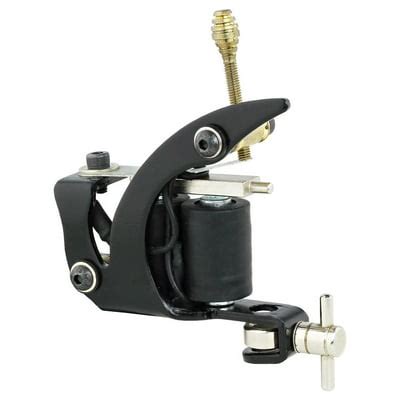 Buy Tattoo Machine Gun Dual 10-Wrap Coils Set for Liner Shader - Black ...