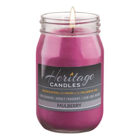16-oz Canning Jar Candle - Mulberry – HeritageCandles